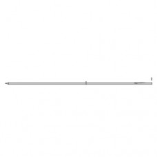 Kirschner Wire Drill Trocar Pointed - Flat End Stainless Steel, 16 cm - 6 1/4" Diameter 1.0 mm Ø